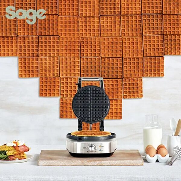 Piastra per waffle Sage The No-Mess Waffle SWM520BSS4EEU1 - immagine 6