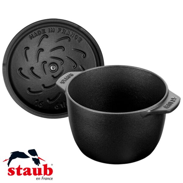 Cocotte per riso Staub rotonda in ghisa da 16 cm 40509-RISO - immagine 5