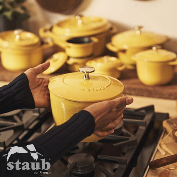 Cocotte per riso Staub rotonda in ghisa da 16 cm 40509-RISO - immagine 12