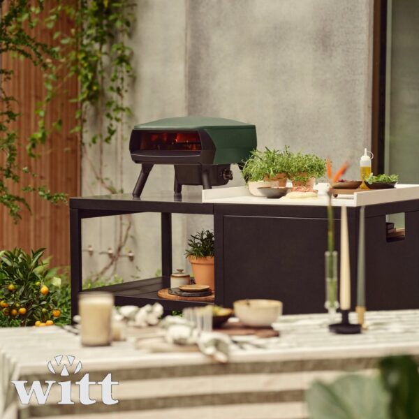 Forno pizza a gas Witt Etna Piccolo Rotante Verde 13” WIO187 - immagine 8