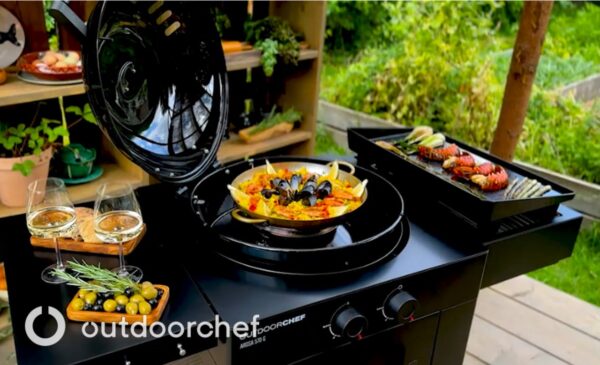 Barbecue sferico Outdoorchef Arosa 570 G Evo Plus Black a gas ODC 18.128.80 - immagine 7