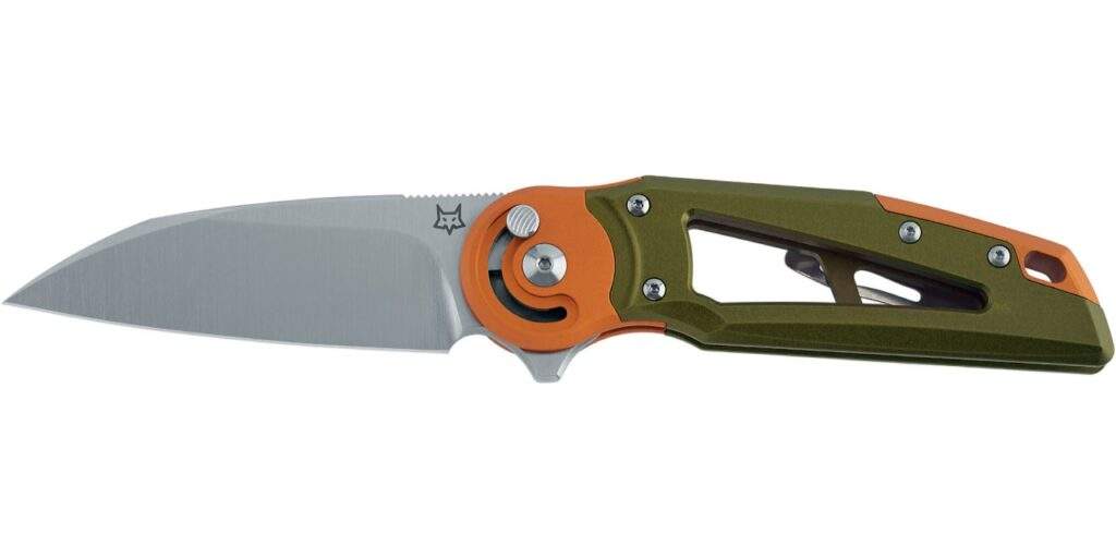 Coltello Fox Metamorphosis chiudibile Alluminium Green Orange FX-556-B5