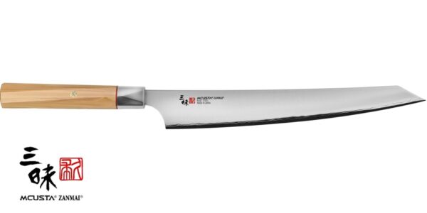 Coltello Sujihiki 24 cm Mcusta Zanmai Beyond Aogami Super ZBX-5010B - immagine 2