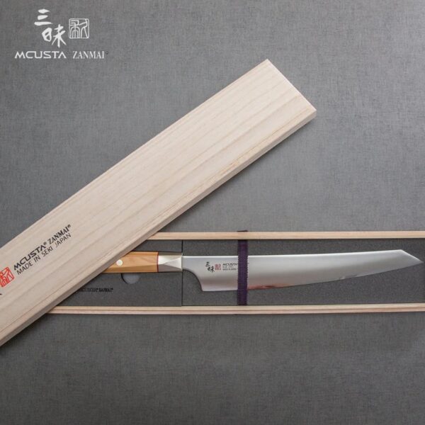 Coltello Sujihiki 24 cm Mcusta Zanmai Beyond Aogami Super ZBX-5010B - immagine 6