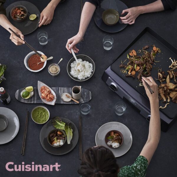 Piastra Entertaining Grill Cuisinart PL60BE - immagine 8