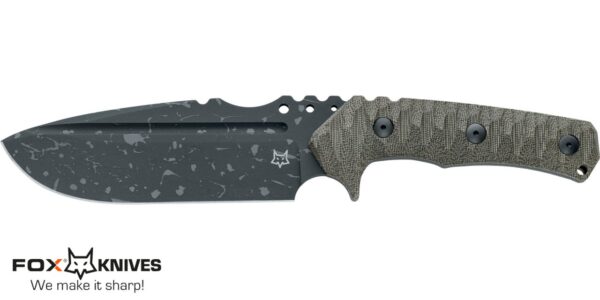 Coltello Fox Uro lama fissa Micarta verde FX-623 ODA - immagine 2