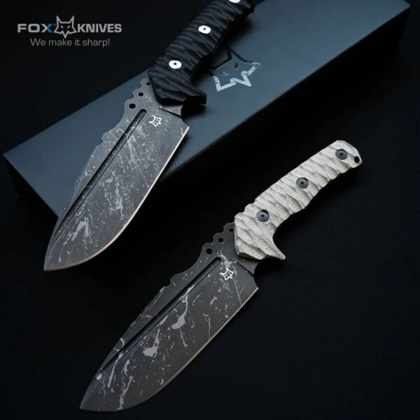 Coltello Fox Uro lama fissa Micarta verde FX-623 ODA - immagine 3