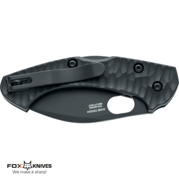 Coltello Fox Zero 2.0 Desert Warrior total black FX-311 B - immagine 3