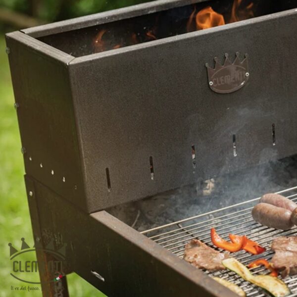 Barbecue a legna Flipper Clementi 45x50 cm FLIPPER50 - immagine 4
