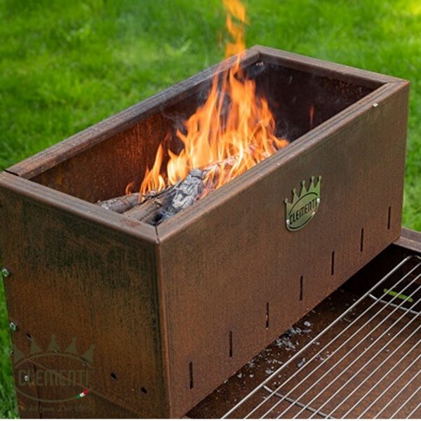 Barbecue a legna Flipper Clementi 45x50 cm FLIPPER50 - immagine 5