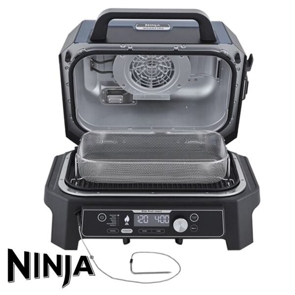 Barbecue ellettrico Ninja Woosdire Pro XL con affumicatore OG901EU - immagine 3