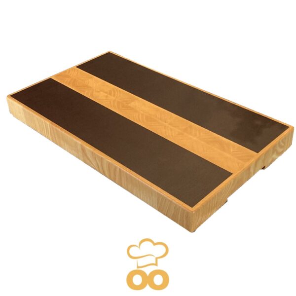 Tagliere artigianale in legno di Padouk e Frassino TA017 - immagine 2