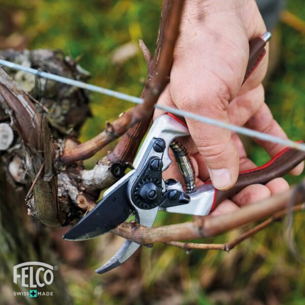 Cesoie Felco 6 Elite con manico in pelle + lama ricambio F06EL - immagine 4