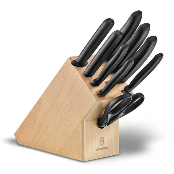 Ceppo Victorinox Extension completo di 9 coltelli Swiss Classic V-6.7193.9