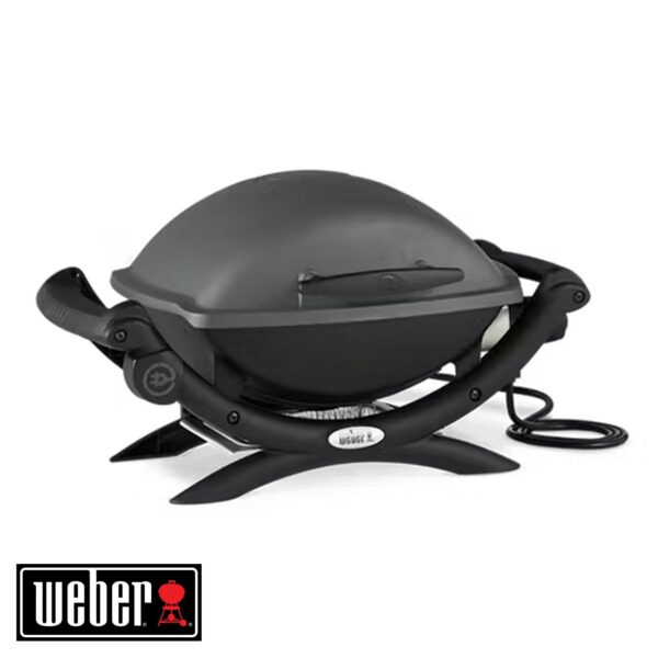 Barbecue elettrico Weber Q 1400 con braciere e coperchio 52020053 - immagine 4