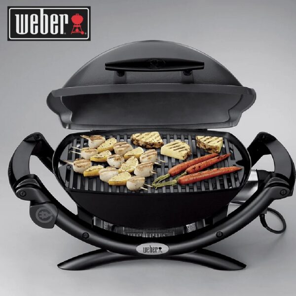 Barbecue elettrico Weber Q 1400 con braciere e coperchio 52020053 - immagine 10