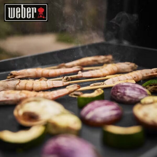Piastra Weber Premium Slate GP 43 cm con 1 bruciatore 1500207 - immagine 7