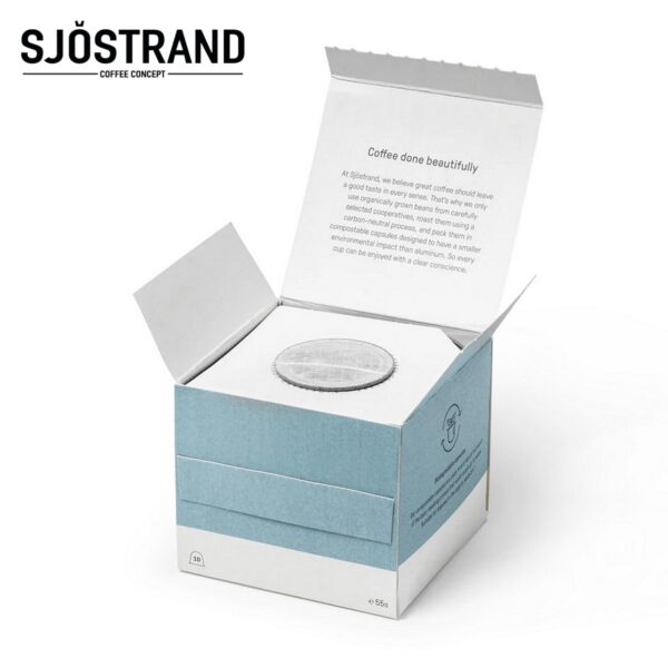 Capsule Sjostrand caffè Decaffeinato Nightfall 10 pezzi C-R-ND-10 - immagine 3