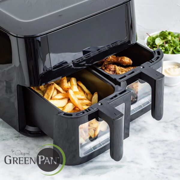 Friggitrice ad aria GreenPan Dual Zone AirFryer 8 L CC007924-001 - immagine 6