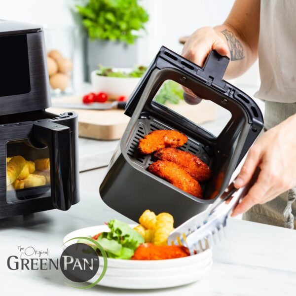 Friggitrice ad aria GreenPan Dual Zone AirFryer 8 L CC007924-001 - immagine 9