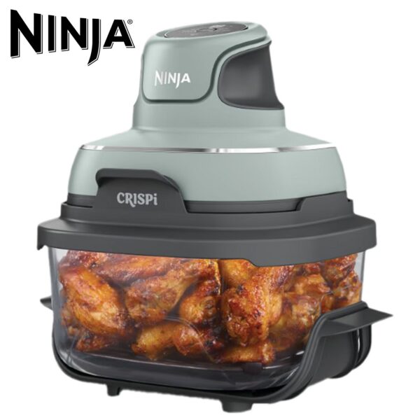 Friggitrice ad aria Ninja Crispi portatile 4 in 1 salvia FN101EUSG - immagine 3
