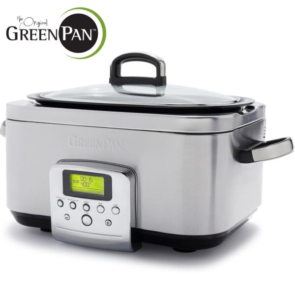 Pentola elettrica GreenPan Slowcooker 6 L CC005309-001 - immagine 2