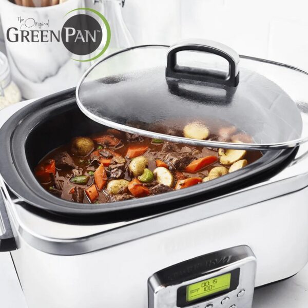 Pentola elettrica GreenPan Slowcooker 6 L CC005309-001 - immagine 8