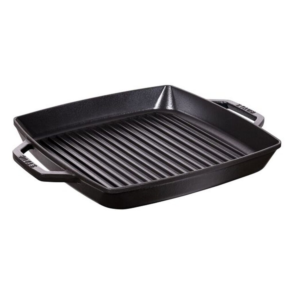 Bistecchiera quadrata Staub in ghisa nera 10076N