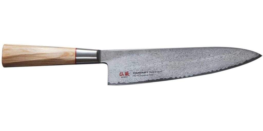 Coltello Chef Suncraft Twisted Octagon 20cm TO-05