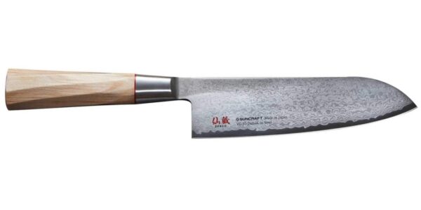 Coltello Santoku Suncraft Twisted Octagon 16,5cm TO-04