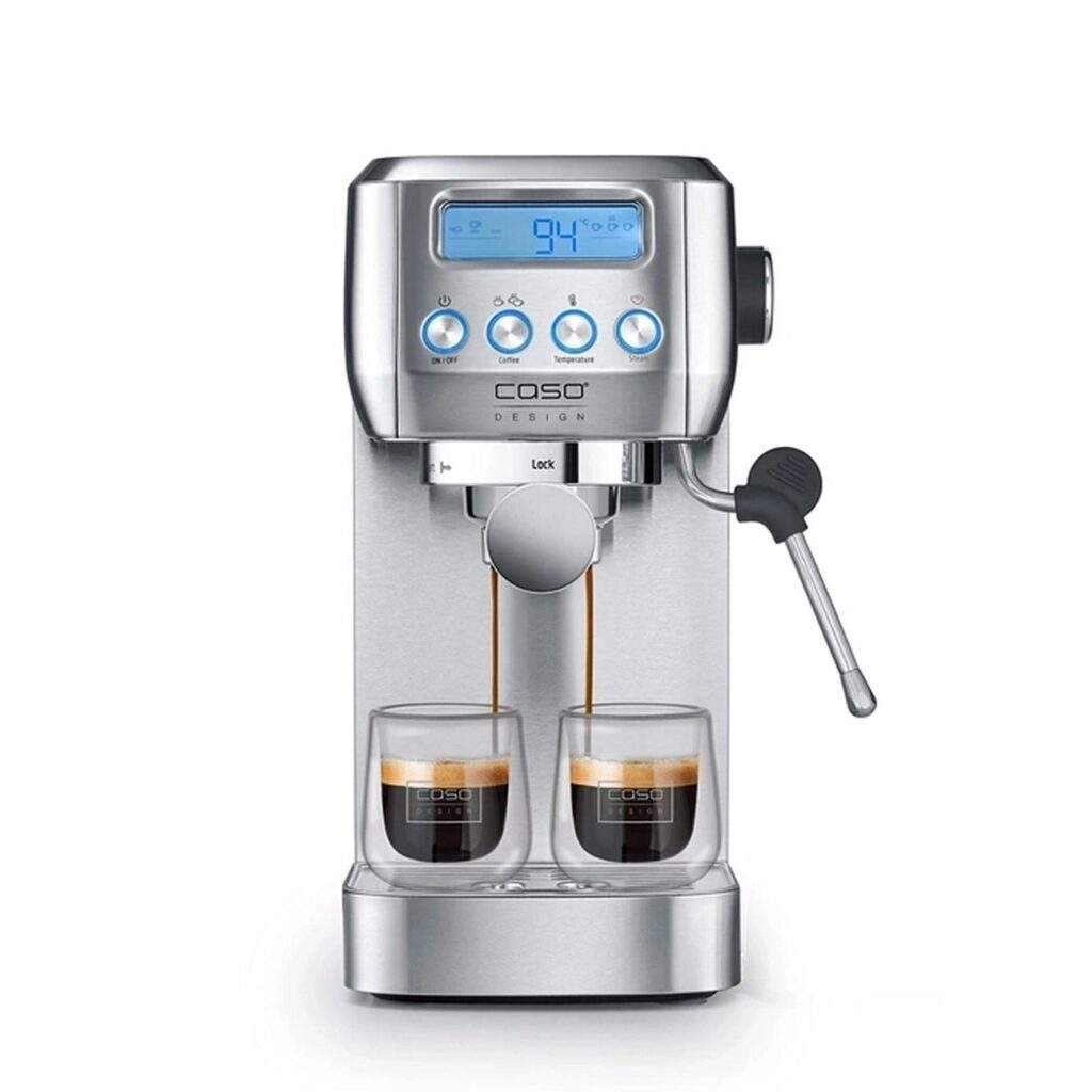 Macchina da caffè Caso Design Espresso Gourmet Crema Silver CSO 01824