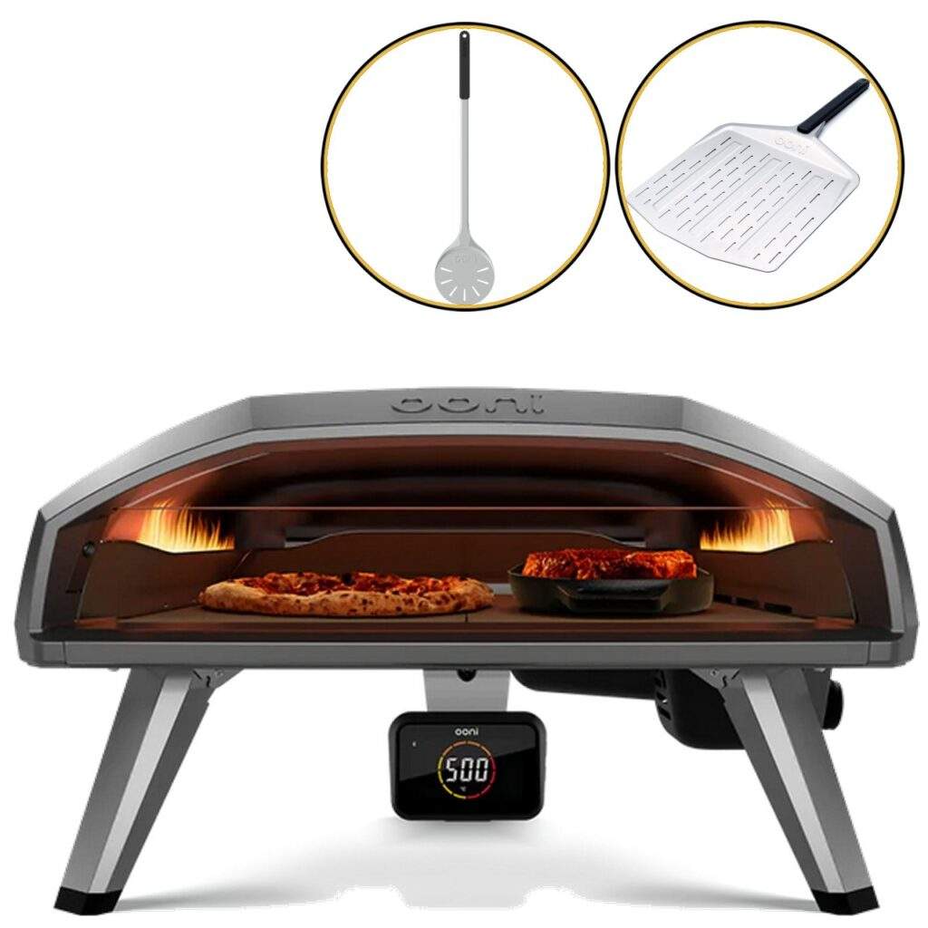 Kit forno pizza Ooni Koda 2 Pro completo di pala e giropizza Ooni