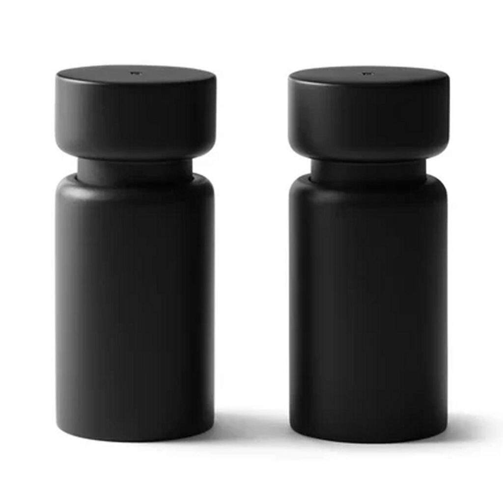 Macina spezie mini Helsinki 11 cm set 2 pezzi CrushGrind in faggio nero CG2HEL11BKWB