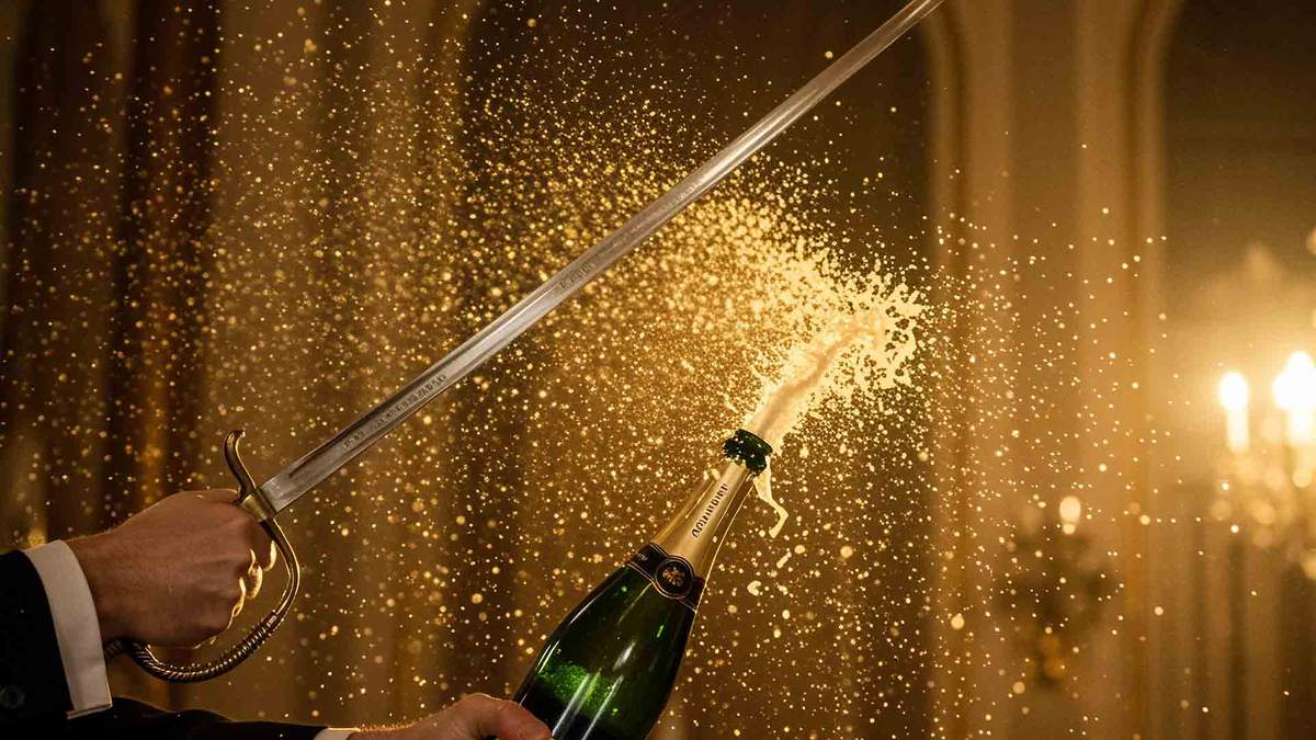 Sciabolare a Capodanno