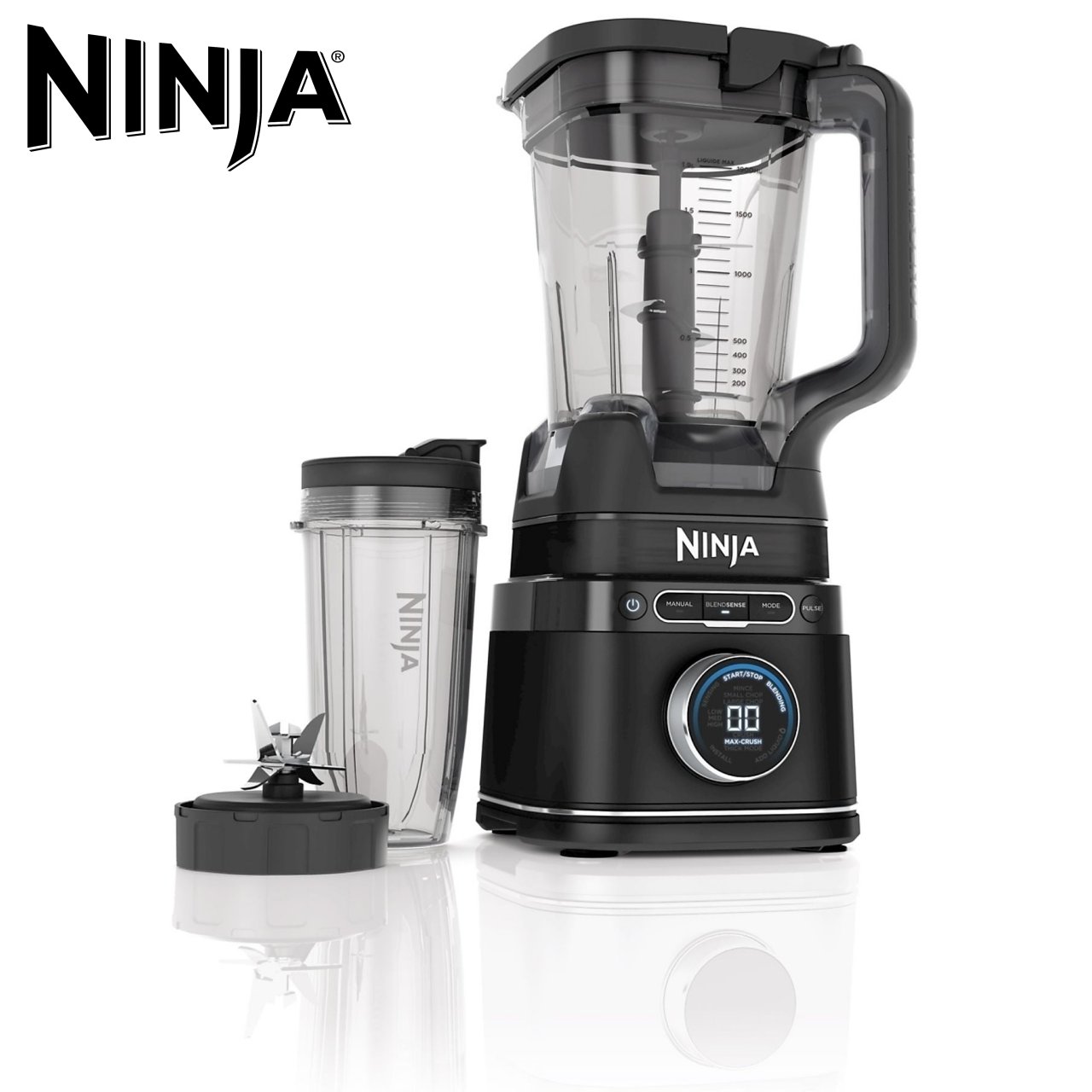 Frullatore ad alta potenza Ninja detect con 2 bicchieri per Smoothie TB301EU - immagine 3
