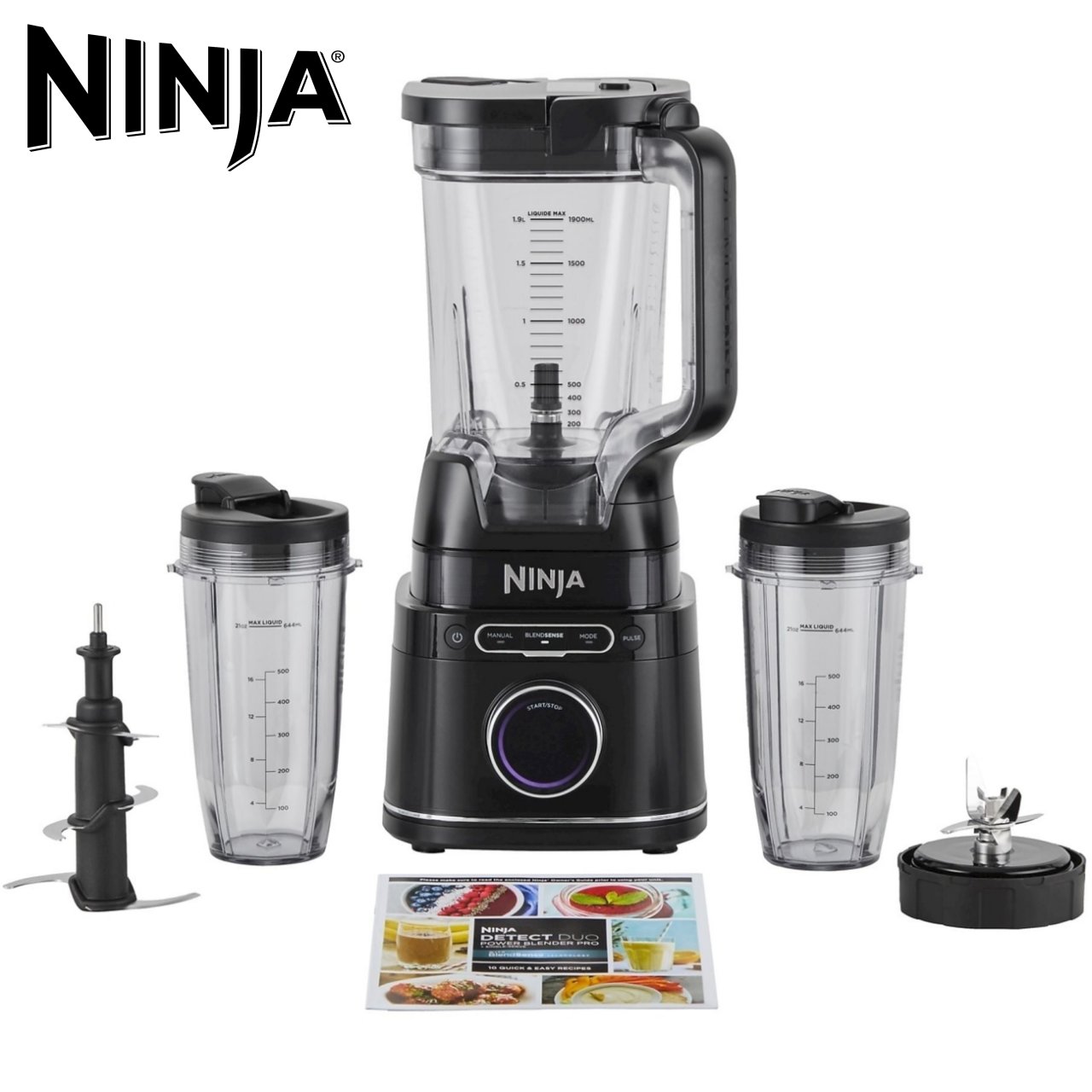Frullatore ad alta potenza Ninja detect con 2 bicchieri per Smoothie TB301EU - immagine 5