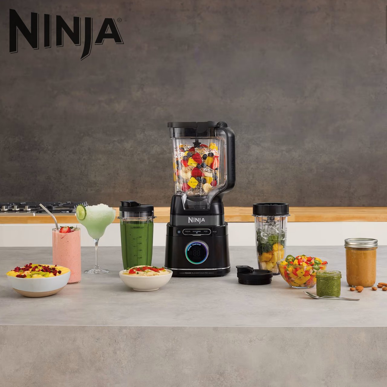 Frullatore ad alta potenza Ninja detect con 2 bicchieri per Smoothie TB301EU - immagine 6