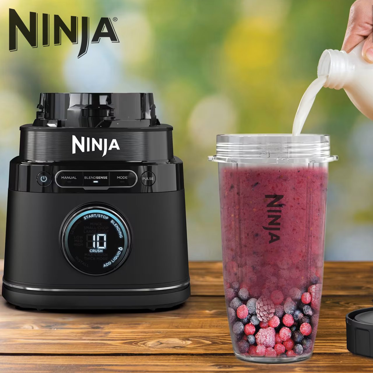 Frullatore ad alta potenza Ninja detect con 2 bicchieri per Smoothie TB301EU - immagine 7
