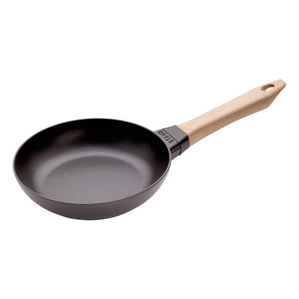 Padella Staub in ghisa con manico in legno 10050