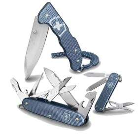 Set completo 3 Victorinox Alox Limited Edition 2026 Glacial Blue 0.ALOX.26