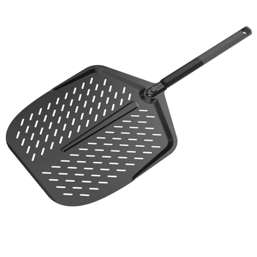 Pala forata Witt da 36 cm in alluminio nero soft grip WI1035