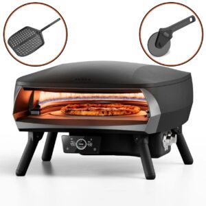 Forno pizza Witt Etna Rotante Control 16'' a gas 3 generazione con pala forata e rotella Witt