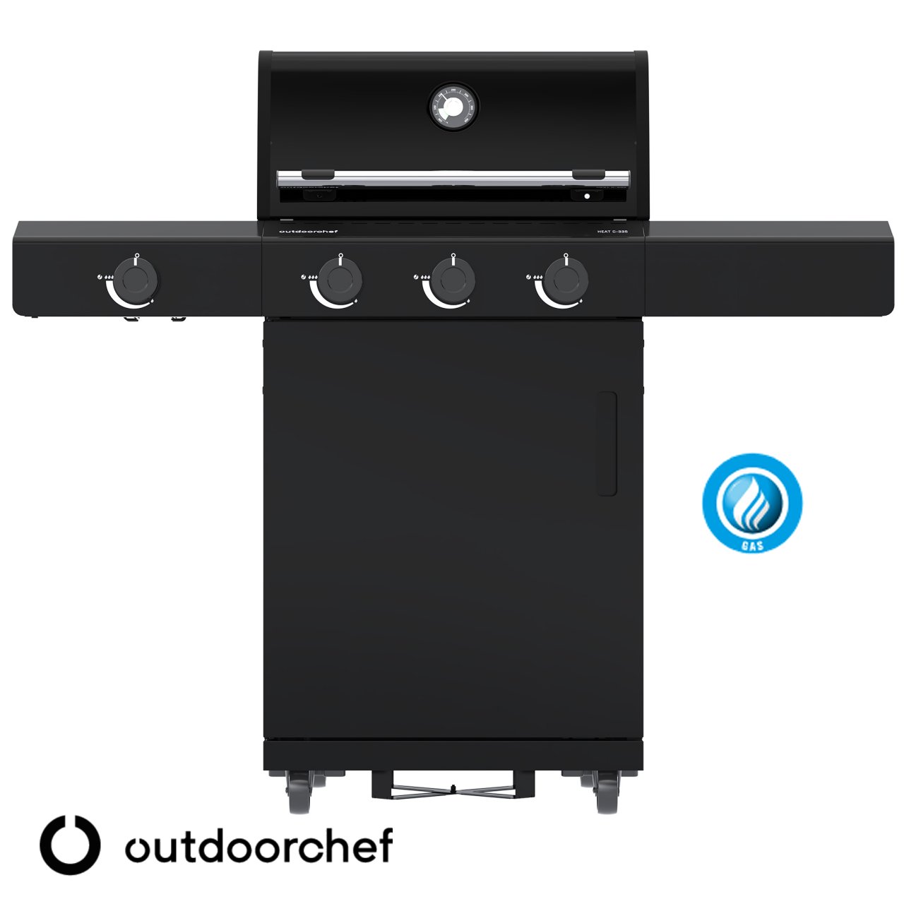 Grillstation a gas OutdoorChef HEAT C-335 con 3 bruciatori 18.128.92 - immagine 2