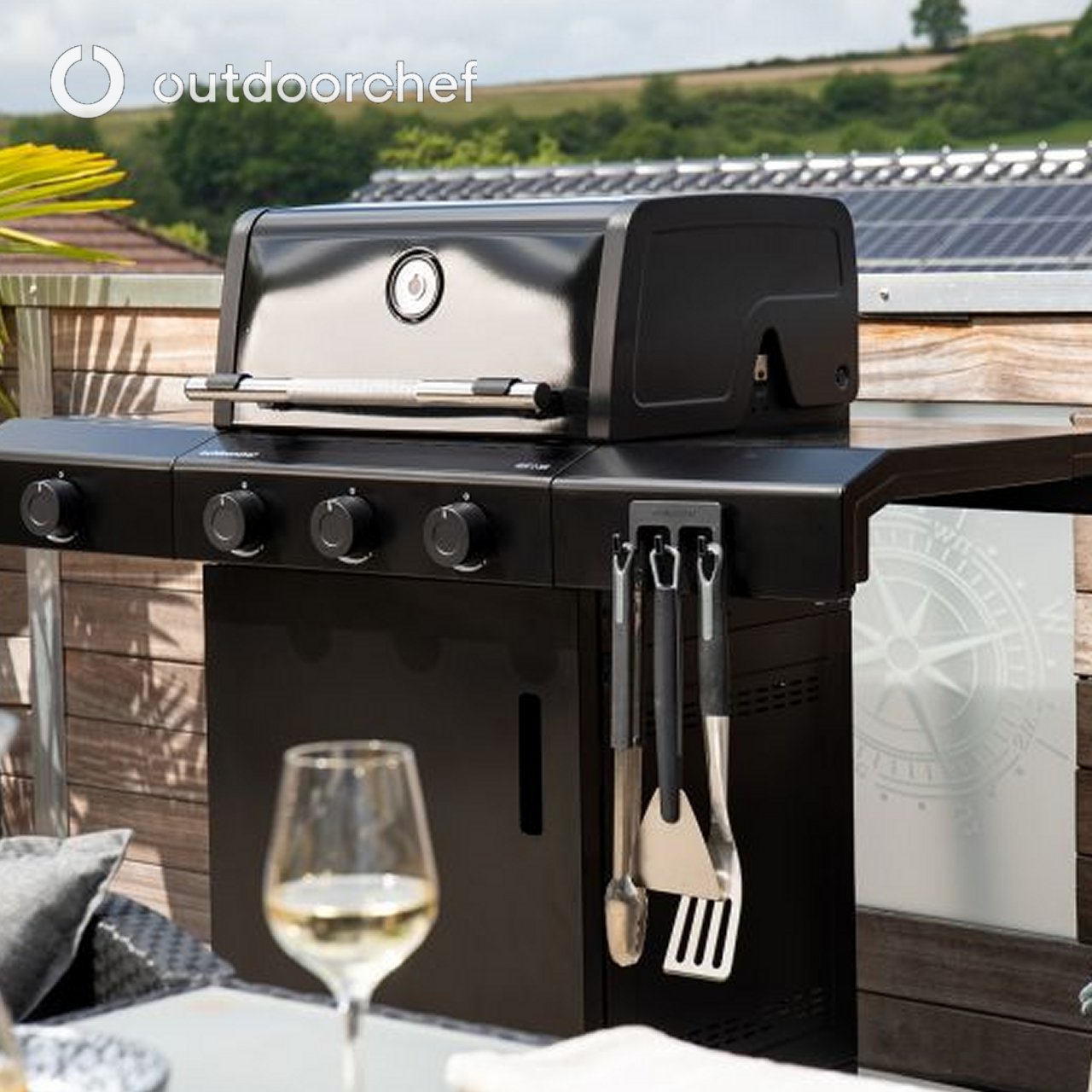 Grillstation a gas OutdoorChef HEAT C-335 con 3 bruciatori 18.128.92 - immagine 5