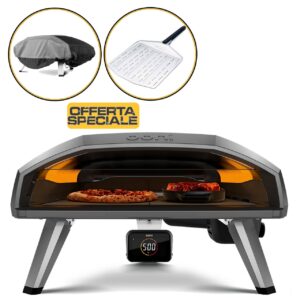 Kit forno pizza Ooni Koda 2 Pro completo di pala forata e copertura Ooni