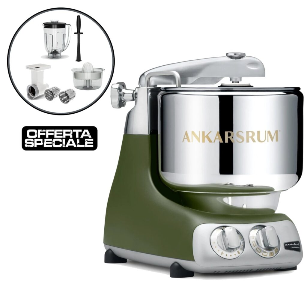 Kit impastatrice Assistent con set Go Green Ankarsrum