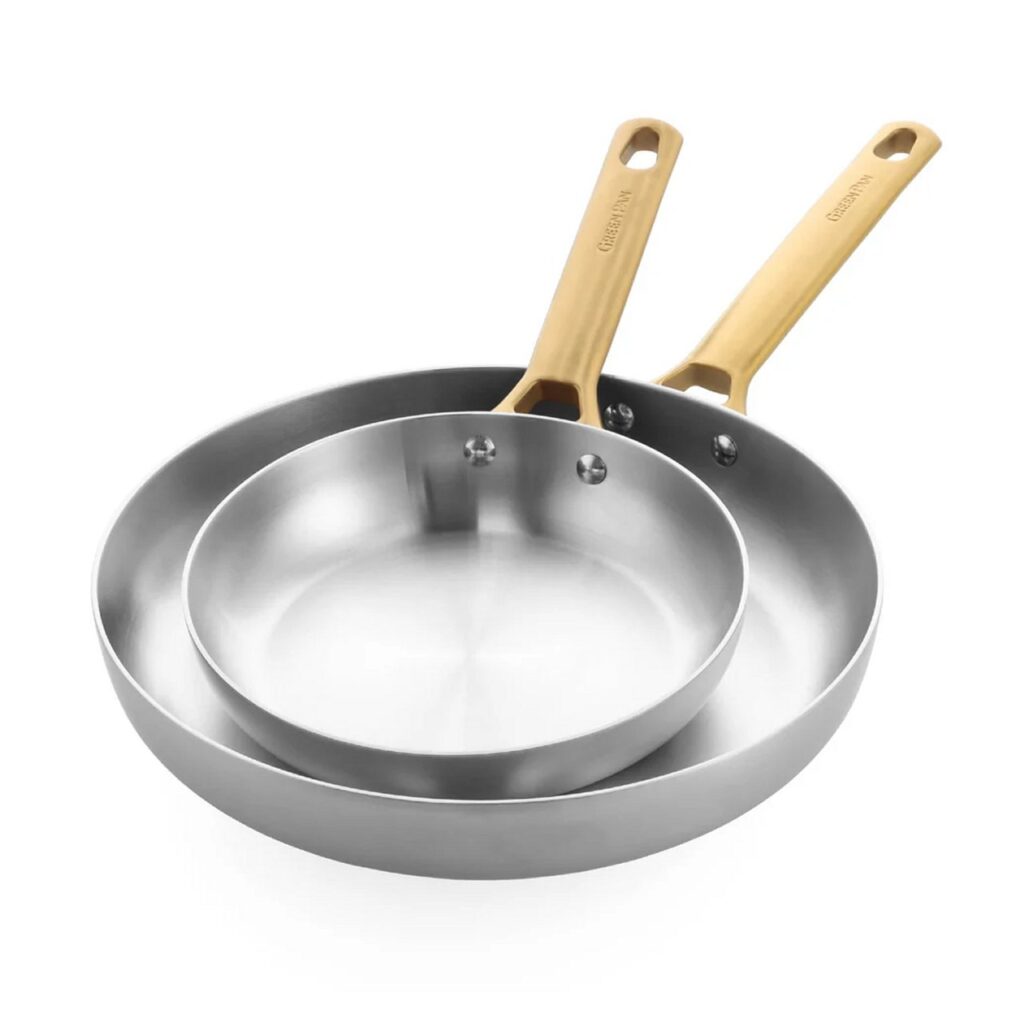 Set 2 padelle GreenPan Padova Steel da 20 e 28 cm CC010167-001