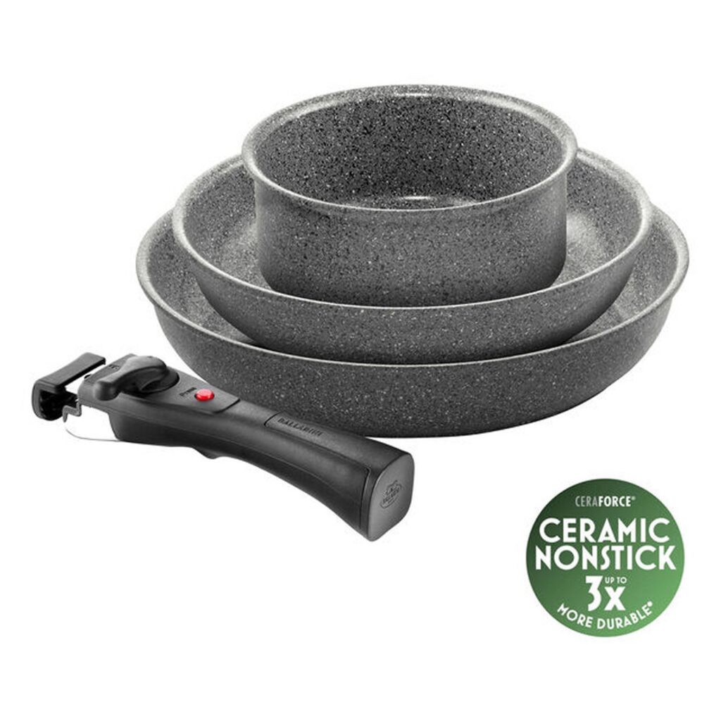 Set 4 pezzi Ballarini Torre padelle e casseruola con manico 1011465