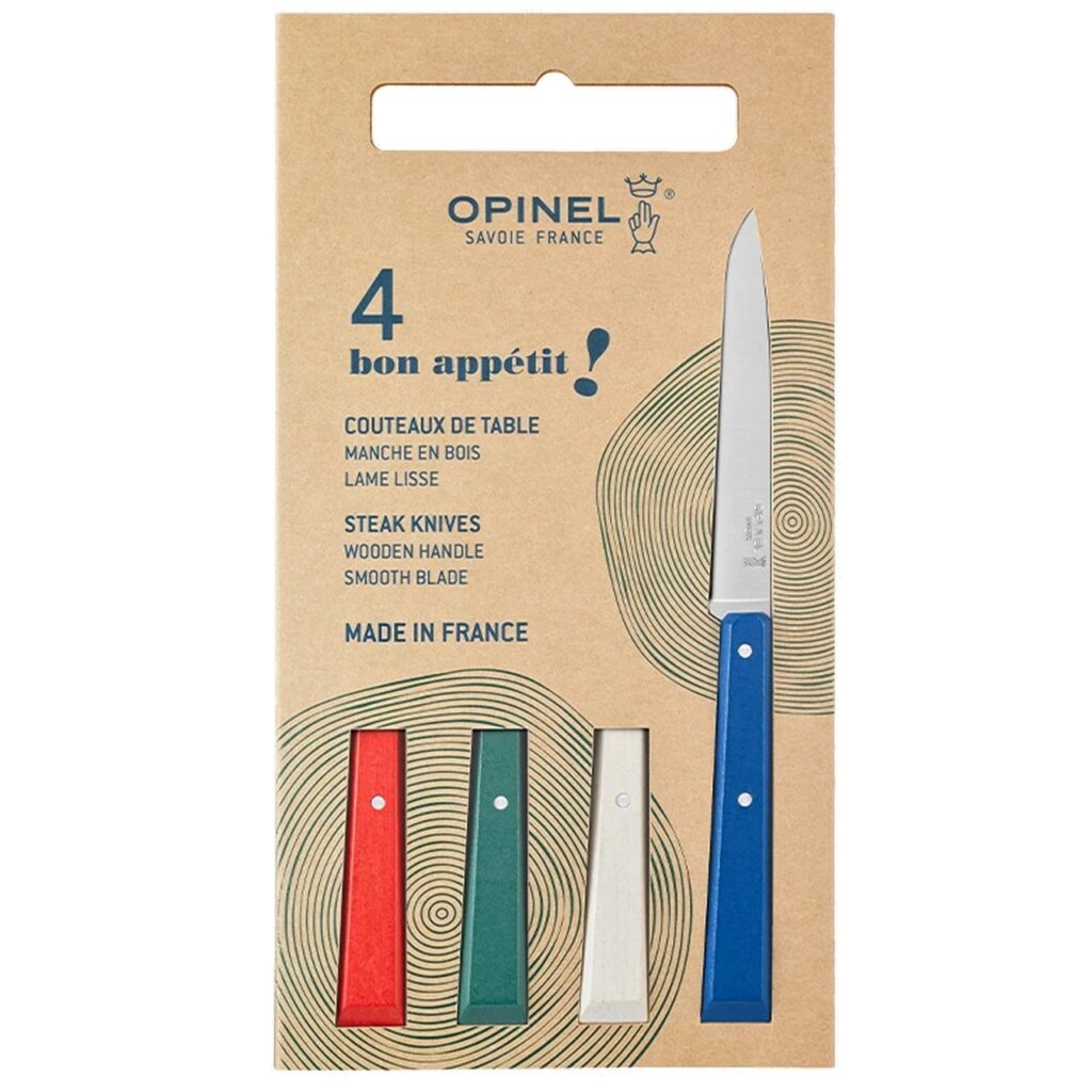 Set Opinel 4 coltelli da tavola N°125 Bon Appetit Bistrot O-003271