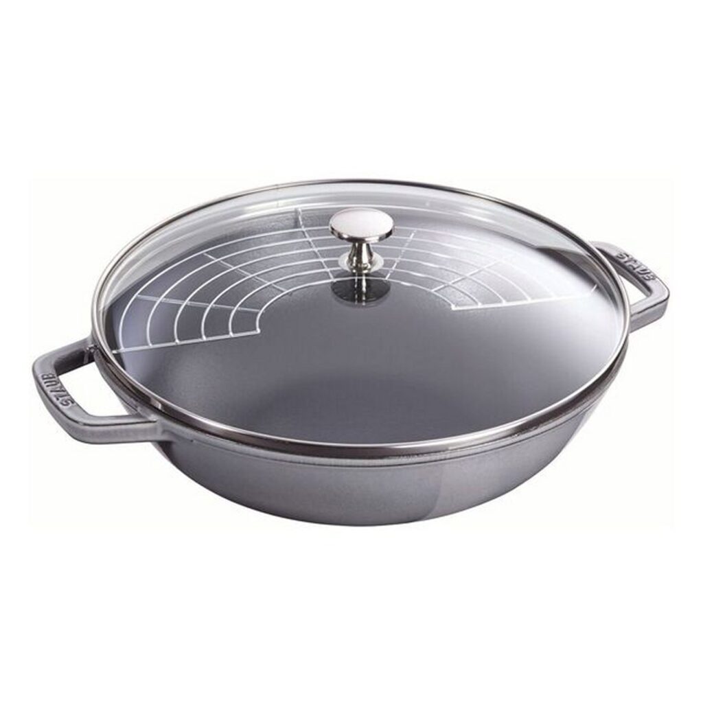 Wok Staub da 30 cm con coperchio 40511-WOK